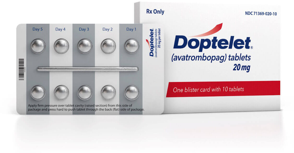 Doptelet High Baseline Platelet Count Medication 20 mg Tablet