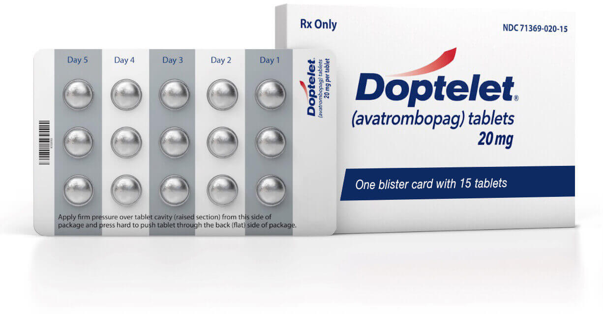 Doptelet Low Baseline Platelet Count Medication 20 mg Tablet